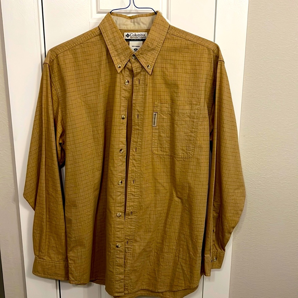 Columbia Button Down Shirt Mens Medium